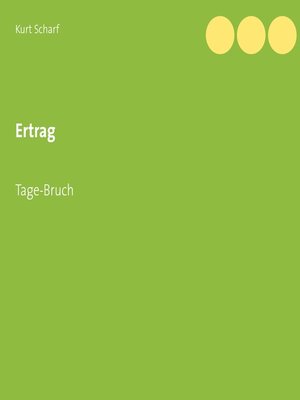 cover image of Ertrag